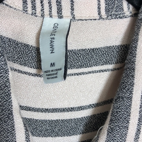 Gentle Fawn Celine Dress Taupe Stripe‎ Medium - Picture 5 of 9